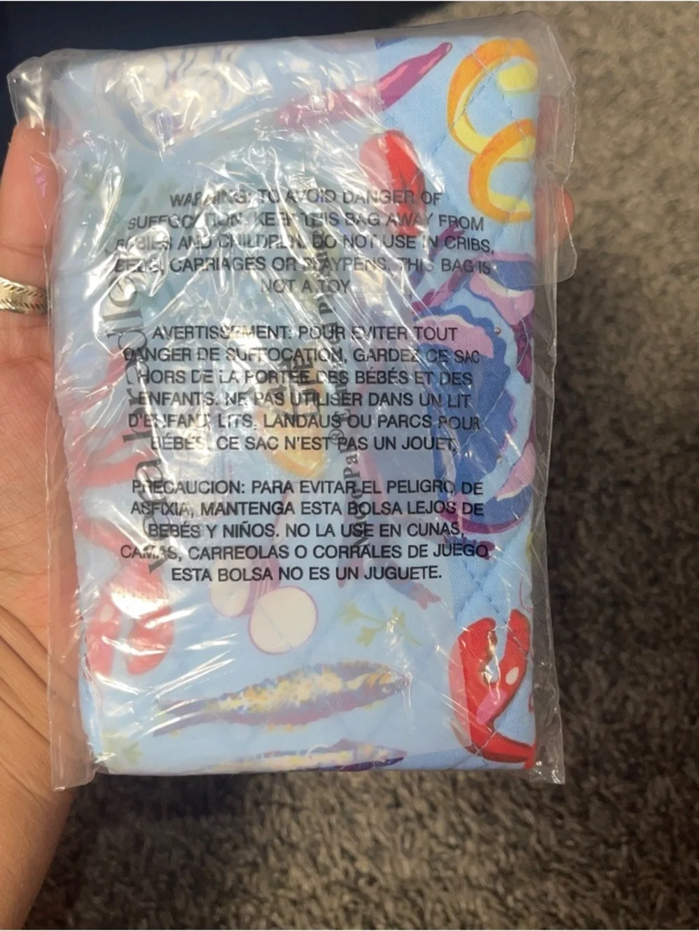 Vera Bradley Double Eye Case SEAFOOD BOIL NWT